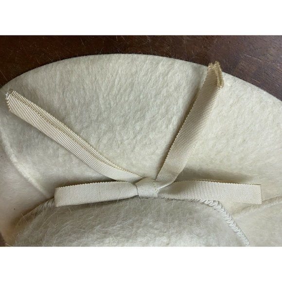True Vintage Womens Hat Downtown Abbey Lambs Wool - Picture 11 of 12